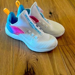 Nike running shoes White Blue and Pink